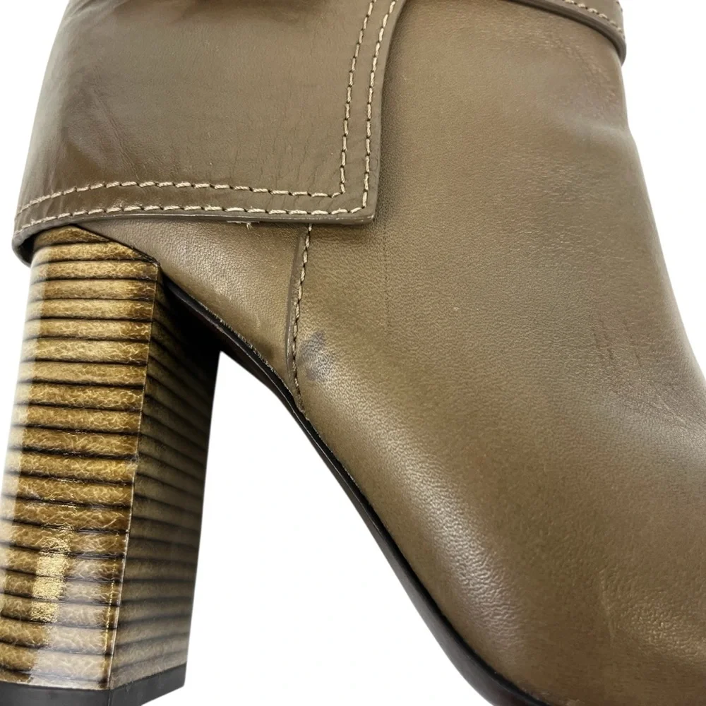Tory Burch Faye Knee High Boots Women 6.5 in Fango